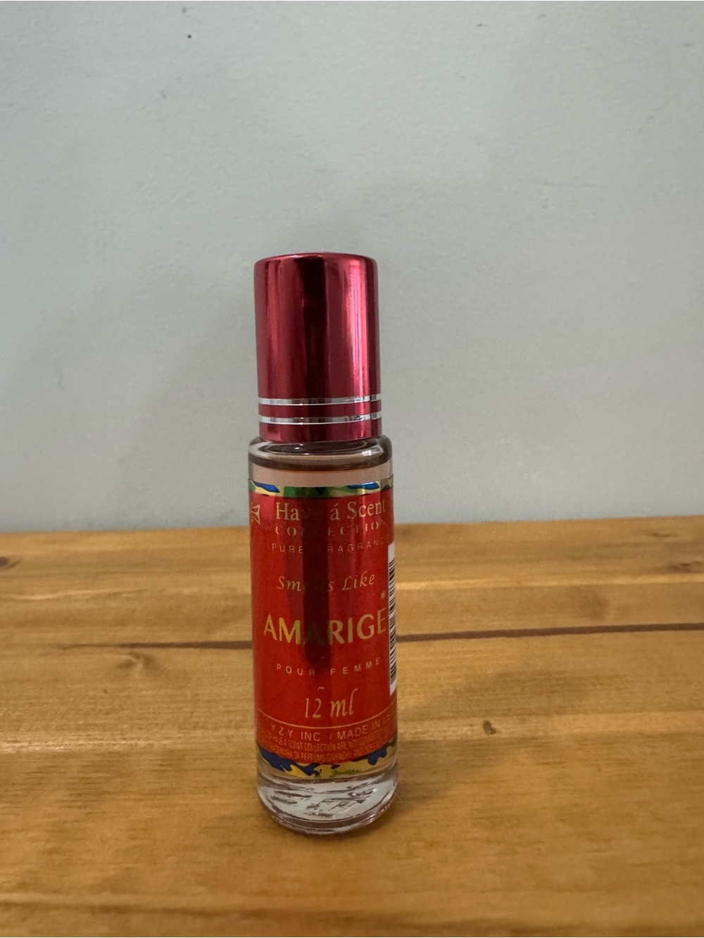 Amarige Inspired Roller Perfume - Red Bottle